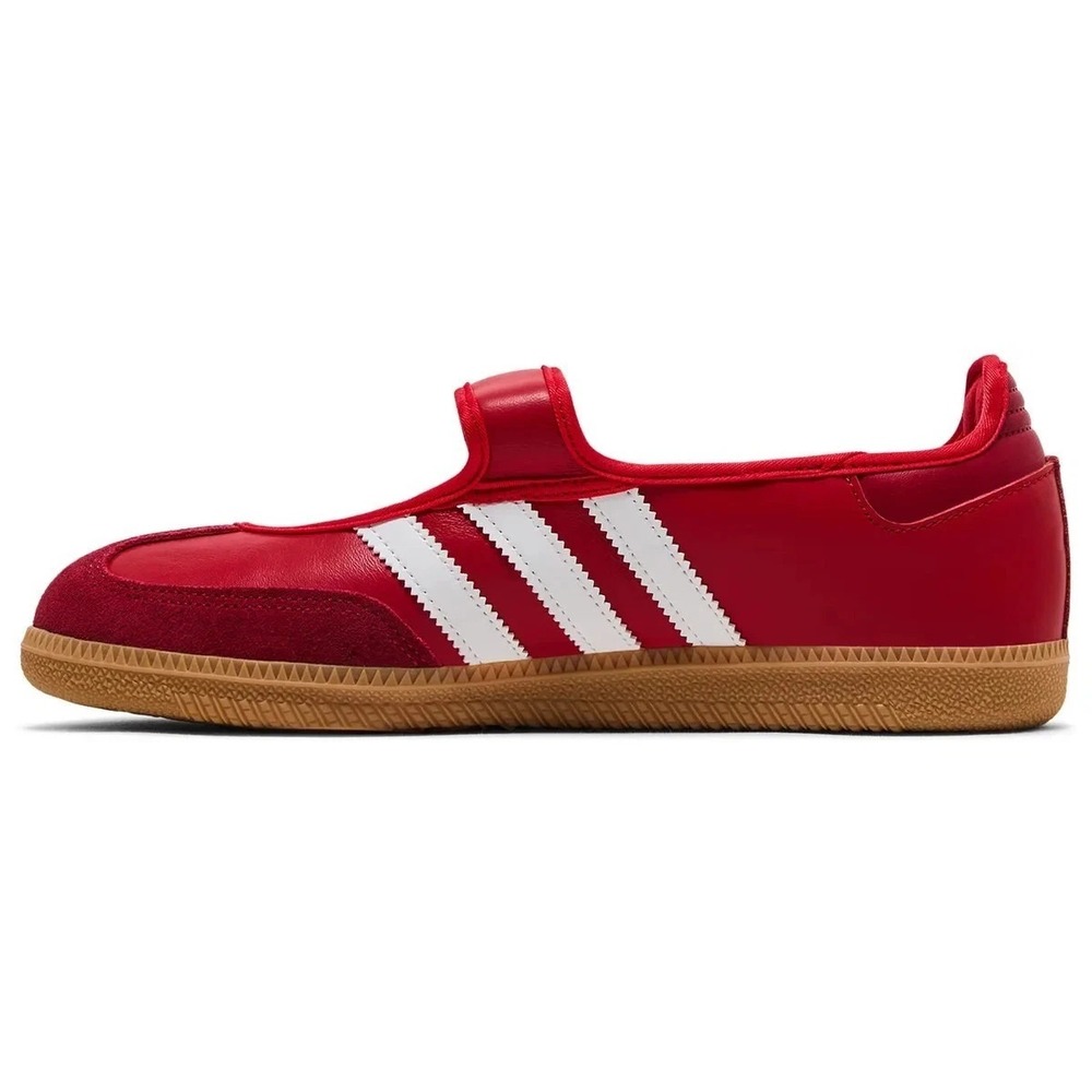 adidas Samba Jane Womens Size 10 Scarlet White Gum Shoes JQ6446  NEW - Picture 2 of 5